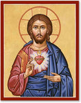 Sacred Heart of Jesus Icon 8x10 Print Unframed by Monastery Icons 548LGU