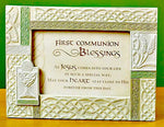 Celtic First Communion Irish Photo Frame 55940T Cathedral Art