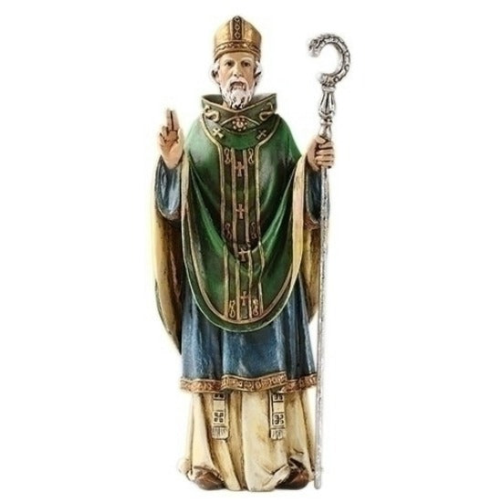 St. Patrick of Ireland 6.5" Statue Figure by Joseph's Studio Roman 60695