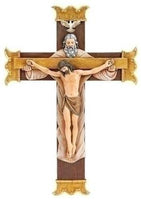 Holy Trinity Crucifix Wall Cross by Joseph's Studio