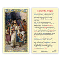 Prayer for Refugees Laminated Card with Michael Adams Artwork