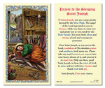 Prayer to the Sleeping St. Joseph Laminated Card