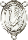 Pewter Saint Dominic Rosary Centerpiece ONLY - Make Your Own Rosary