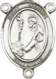 Sterling Silver Saint Dominic Rosary Centerpiece ONLY - Make Your Own Rosary