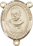 St. Maximilian Kolbe Rosary Centerpiece ONLY - Gold Filled by Bliss