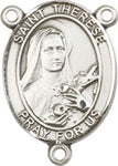 Sterling Silver St. Therese of Lisieux Rosary Centerpiece ONLY - Make Your Own Rosary by Bliss