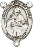 St. Sterling Silver Gabriel Possenti Rosary Centerpiece ONLY by Bliss