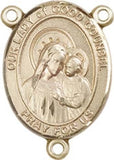 Gold Filled Our Lady of Good Counsel Rosary Centerpiece ONLY - Make Your Own Rosary