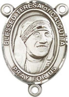 Sterling Silver Saint Teresa of Calcutta Rosary Centerpiece ONLY - Make Your Own Rosary by Bliss
