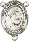 Sterling Silver Saint Teresa of Calcutta Rosary Centerpiece ONLY - Make Your Own Rosary by Bliss