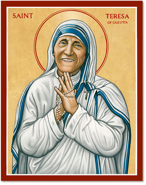 St. Teresa of Calcutta Icon 8x10 Print Unframed by Monastery Icons