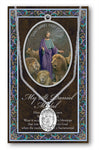 Pewter St. Daniel Patron Saint Oval Medal