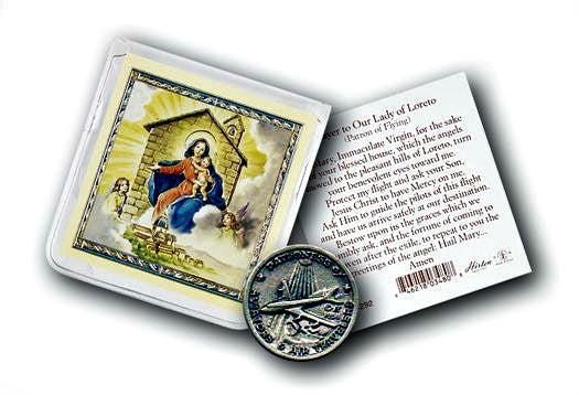 Our Lady of Loreto Medal Patron of Flying - Safe Flight Prayer