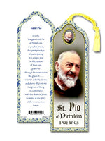 St. Padre Pio of Pietrelcina Tassel Bookmark - Great Stocking Stuffer!