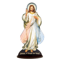 Divine Mercy of Jesus Laser Cut Standing Figure NEW Christian Faith 5.8" Tall Berkander