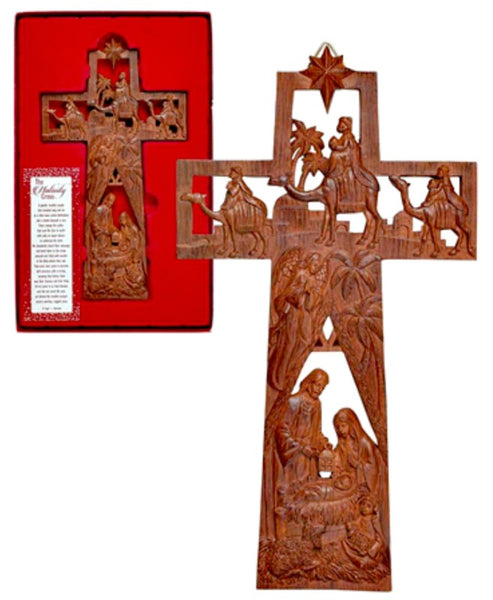 The Nativity Cross Wood Look Dicksons 603799579797
