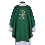 Chi Rho Chasuble by R.J. Toomey Vestment D1739 Green