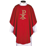 Chi Rho Chasuble by R.J. Toomey Vestment D1739 Red