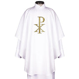Chi Rho Chasuble by R.J. Toomey Vestment D1739 White