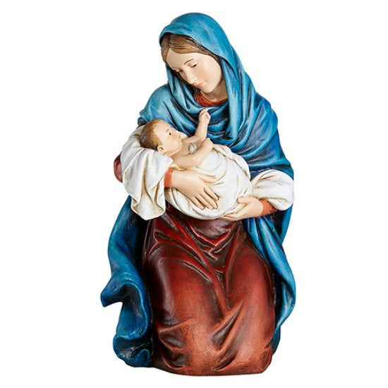 Kneeling Madonna & Child 12.25" Statue Figure by Avalon Gallery D3051