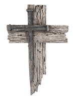 Nail Cross Wall Plaque - Perfect for Lent