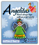 Angelita's Angels - FRIEND - Lapel Pin Carol Eldridge