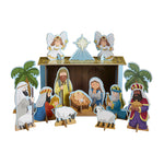 Chipboard Children's Nativity Playset Autom F3133