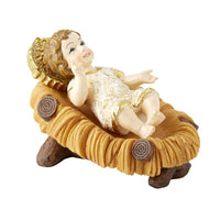 Two-Piece 5" Christ Child with Manger f3190