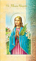 St. Maria Goretti Bi-Fold Biography & Prayer Card Hirten F5-486