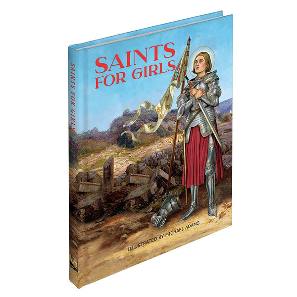 Saints for Girls HC Book Michael Adams Illustrations - Aquinas Press G4001