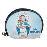 Mini Saints Our Lady of the Rosary Child's Rosary Case  Autom D4468