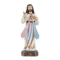 4" Divine Mercy of Jesus Statue  "Jesus I Trust In You"