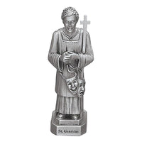 St. Genesius 3.5" Pewter Statue Figure Patron of Actors