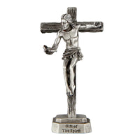 Pewter Gift of The Spirit 3.25" Standing Crucifix