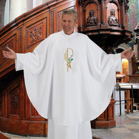 Eucharistic Collection Chasuble by RJ Toomey  Vestment White JT385