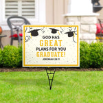 Graduation Yard Sign - Home Church Use - Christian Theme