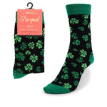 Women's Irish Shamrock Novelty Casual Socks 1PR One Size Fits Most