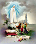Our Lady of Fatima Unframed Print 8x10 Printed in Italy by Fratelli Bonella