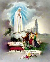 Our Lady of Fatima Unframed Print 8x10 Printed in Italy by Fratelli Bonella