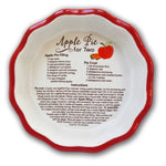 Apple Pie for Two Recipe & Pie Plate Dish from Abbey Gift