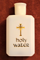 Holy Water 4oz Bottle NEW Catholic Faith (Empty) PL306