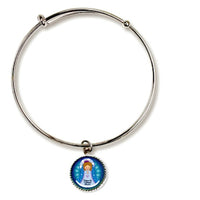 Pulseras de Encanto Virgin Mary Child's Bracelet Virgencita Charm Bracelet
