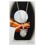 St. Christopher Sports Medal - Girl's Volleyball on an 18" Chain