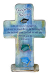 Graduation Blessing 4" Metal Standing Cross Cathedral Art QP433