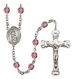 St. Anne Silver Plate Hand Made Rosary by Bliss 