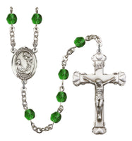 St. Cecilia Silver Plate Hand Made Rosary by Bliss