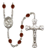 St. Rose of Lima Silver Plate Hand Made Rosary by Bliss 