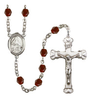 St. Veronica Silver Plate Hand Made Rosary by Bliss - Available in 12 Colors!