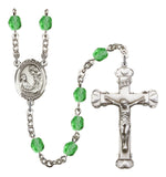 St. Cecilia Silver Plate Hand Made Rosary by Bliss