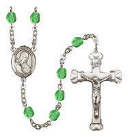 St. Philomena Silver Plate Hand Made Rosary by Bliss Peridot